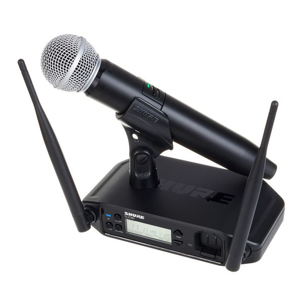 Shure GLXD24+/SM58 sistema wireless con microfono SM58